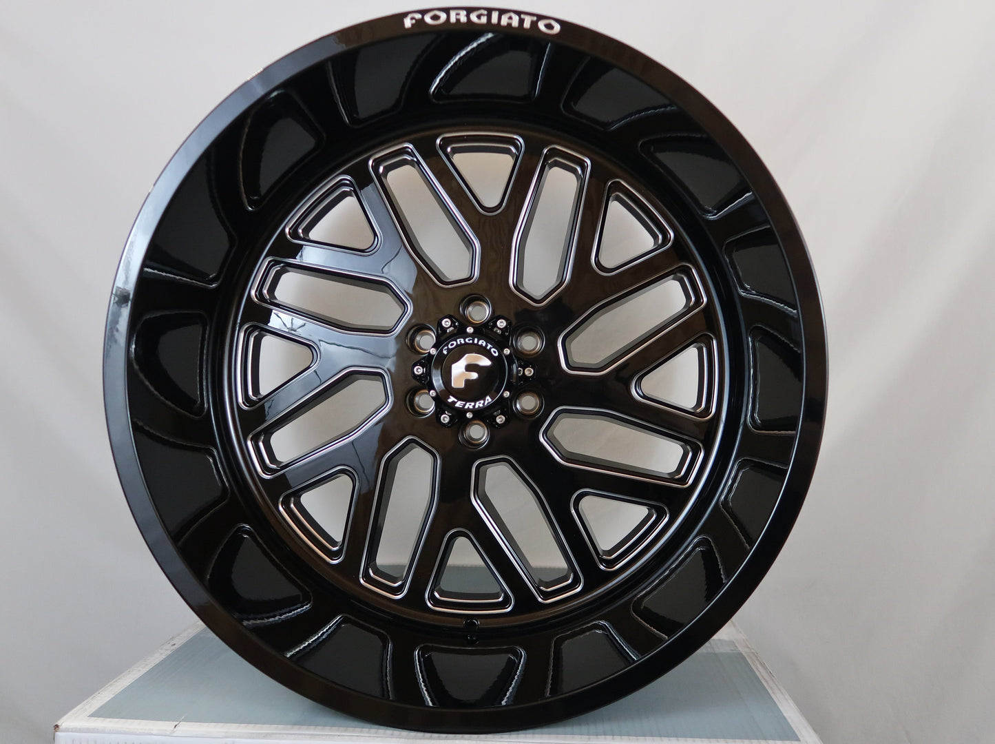 SET OF 4 FORGIATO FLOW TERRA 004 24x14