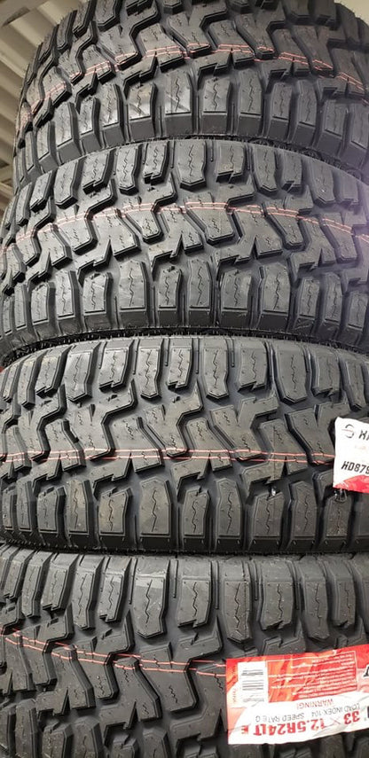 SnowFlakes Replica +31 24x10 6x139.7 (6x5.5) Chrome With 33x12.50R24 Haida Packages or Similar