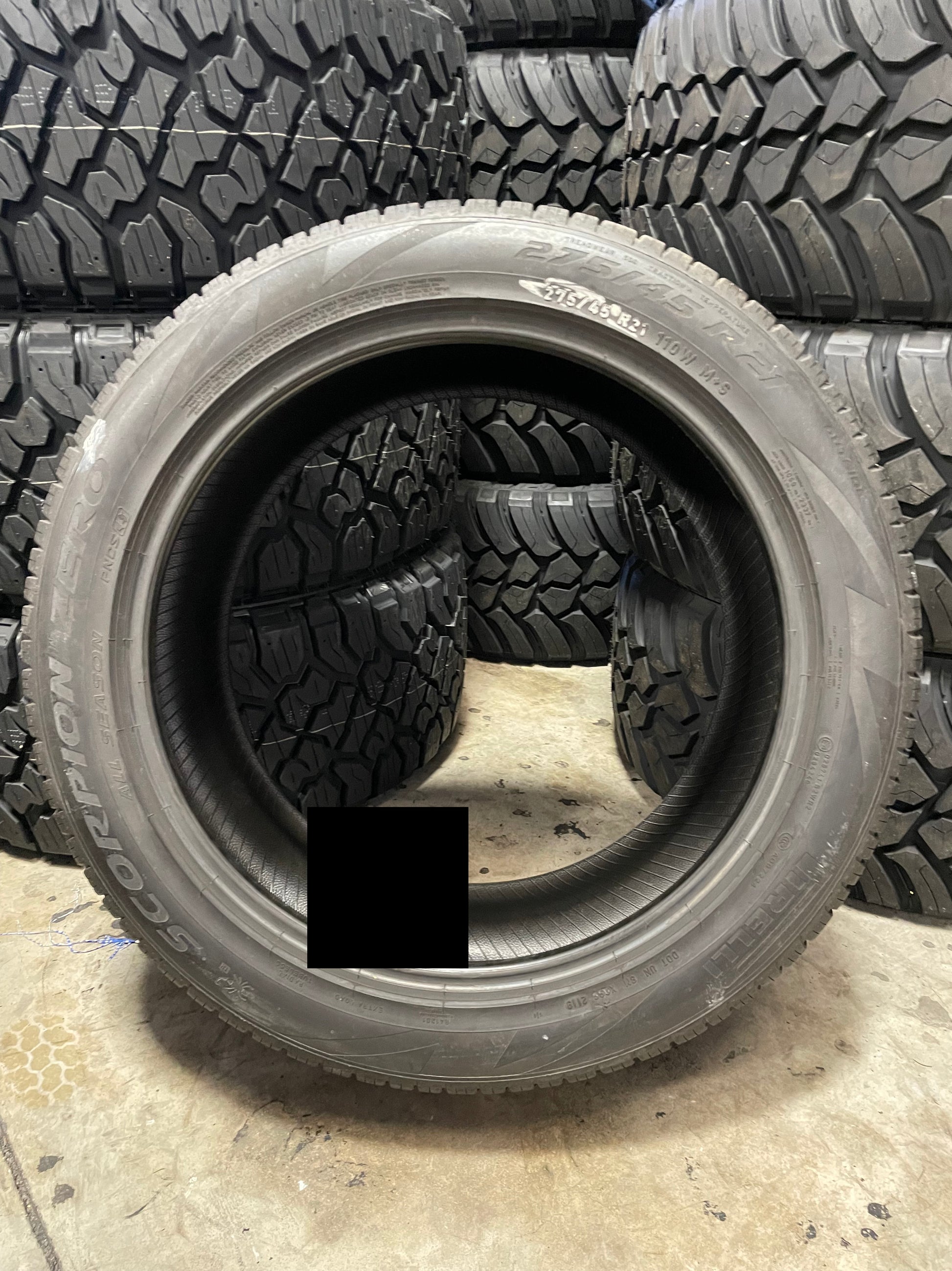 SINGLE 275/45R21 Pirelli Scorpion Zero 110 W XL - Used Tires