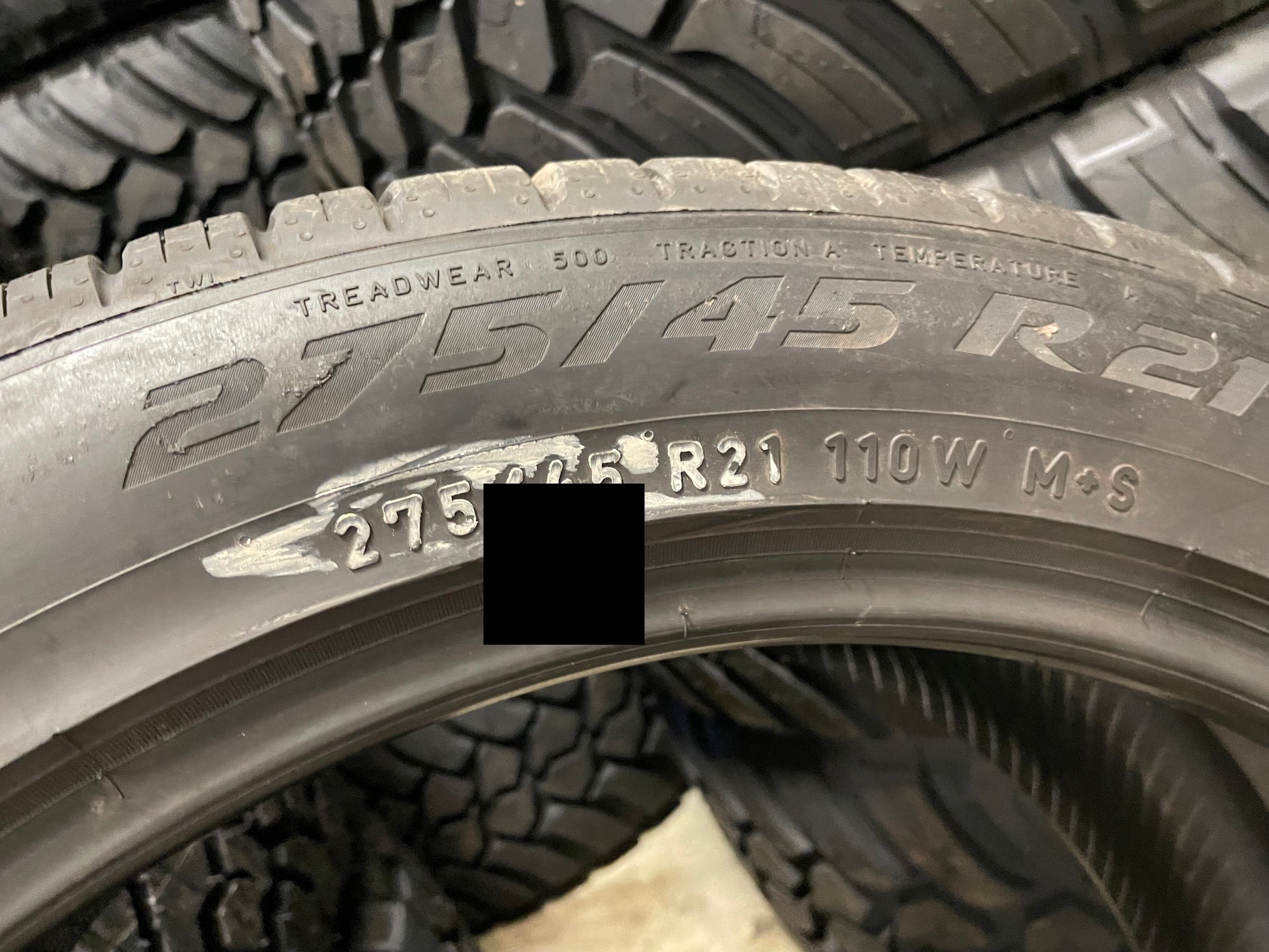 SINGLE 275/45R21 Pirelli Scorpion Zero 110 W XL - Used Tires