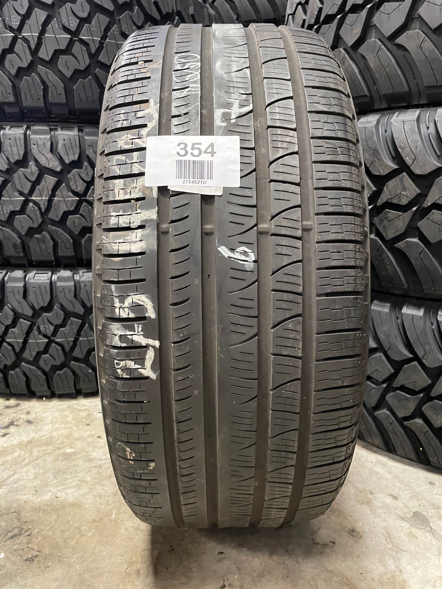 SINGLE 275/45R21 Pirelli Scorpion Verde All Season 110 Y XL - Used Tires