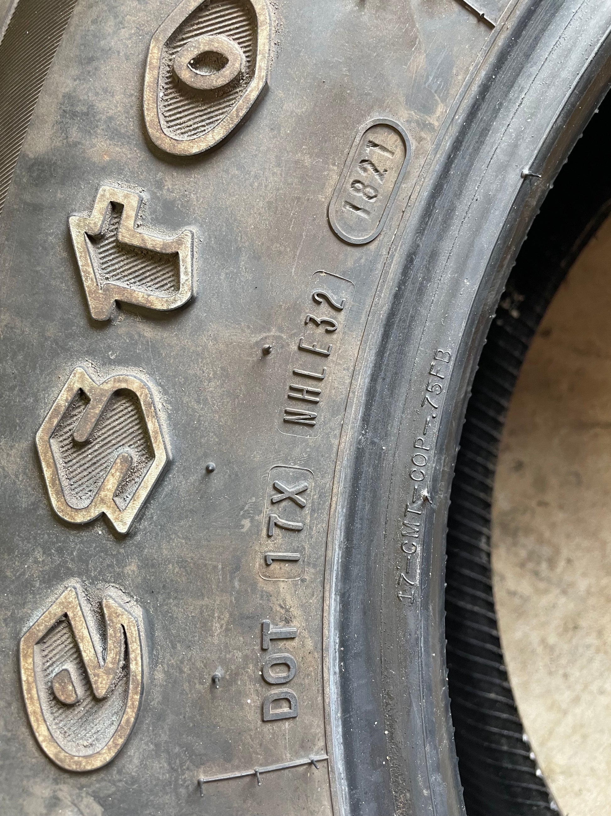 SINGLE 245/70R17 Firestone Destination LE3 110 T SL - Used Tires