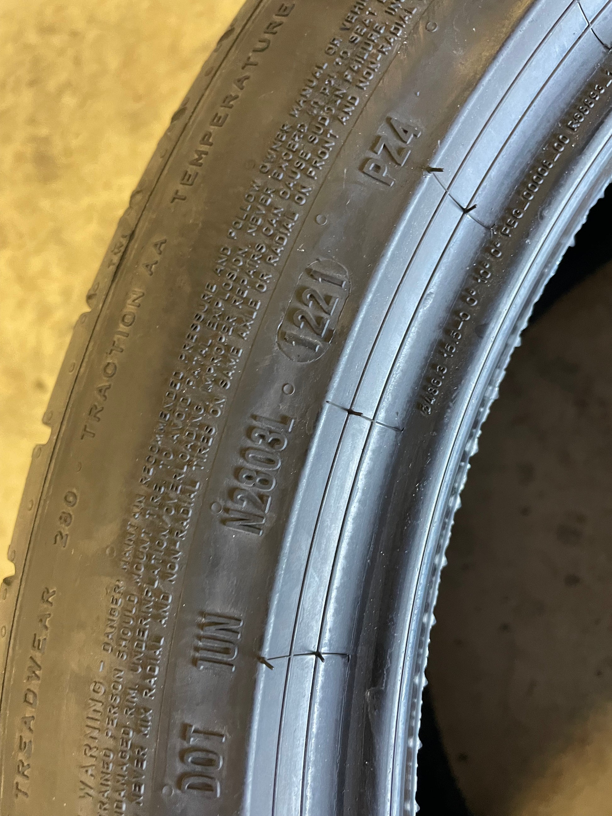 SINGLE 285/40R19 Pirelli P Zero 107 Y XL - Premium Used Tires