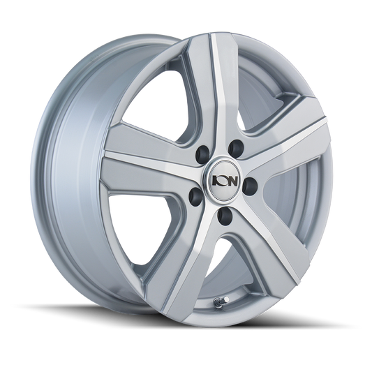 ION 101 16X6.5 50 5x108 SILVER/MACHINED FACE