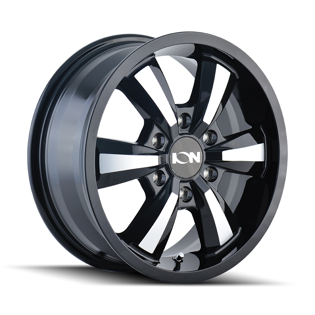 ION 103 16X6.5 45 6x130 BLACK/MACHINED