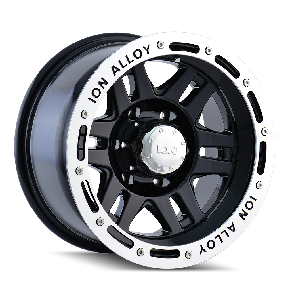 ION 133 15X8 -27 5x139.7 BLACK/MACHINED