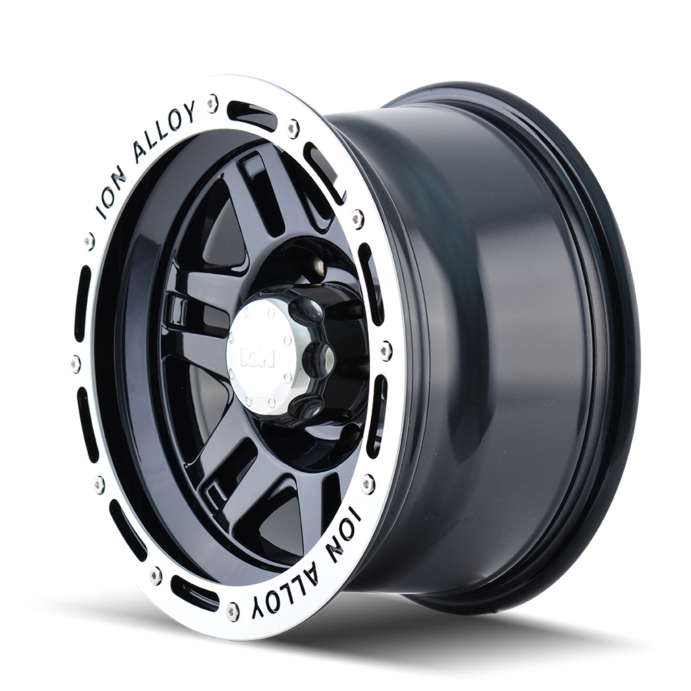 ION 133 16X8 -5 8x170 BLACK/MACHINED