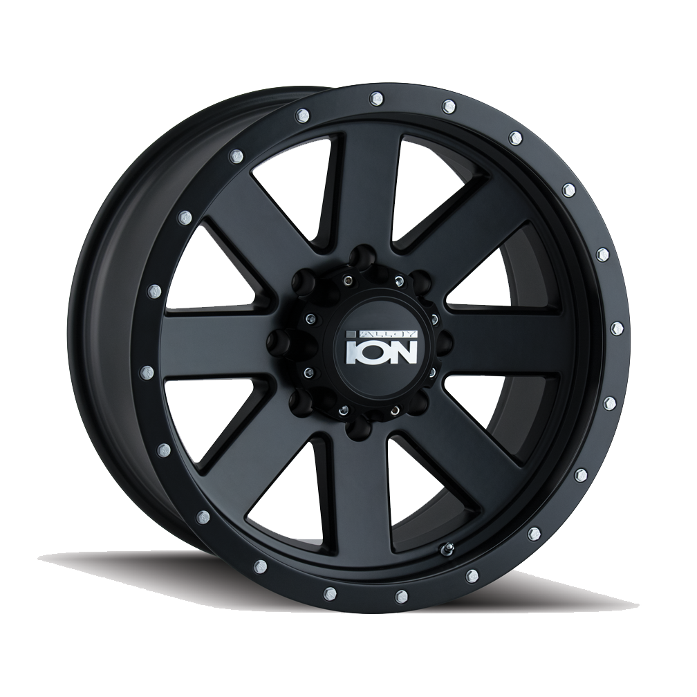 ION 134 17x8.5 -6 5x127 MATTE BLACK/BLACK BEADLOCK