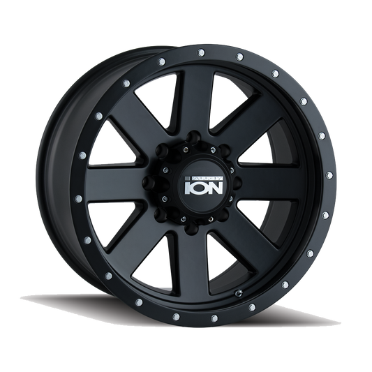 ION 134 17x8.5 -6 5x127 MATTE BLACK/BLACK BEADLOCK