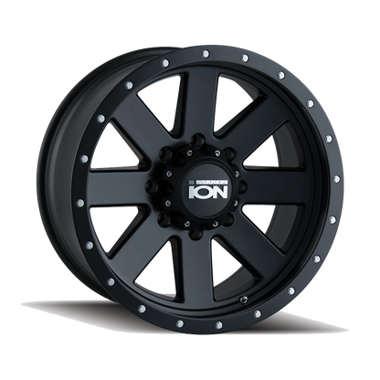 ION 134 17X8.5 6 6x120 MATTE BLACK/BLACK BEADLOCK