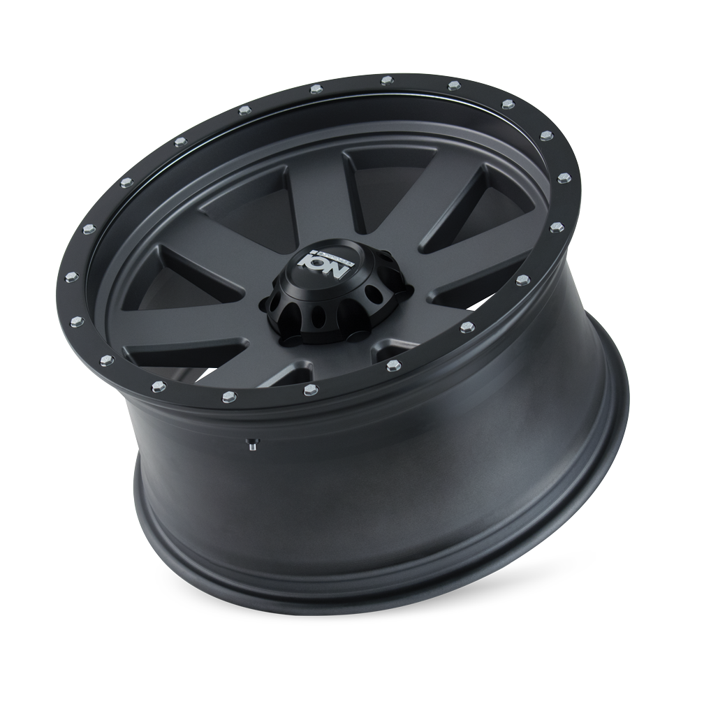 ION 134 18X9 0 5x139.7 MATTE GUNMETAL/BLACK BEADLOCK