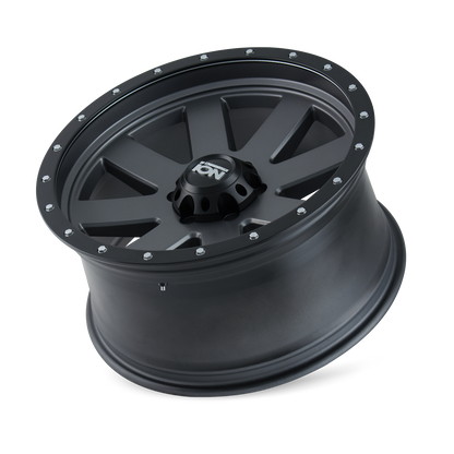 ION 134 18X9 0 5x139.7 MATTE GUNMETAL/BLACK BEADLOCK
