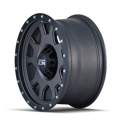 ION 135 15X8 -20 5x114.3 MATTE GUNMETAL/BLACK BEADLOCK