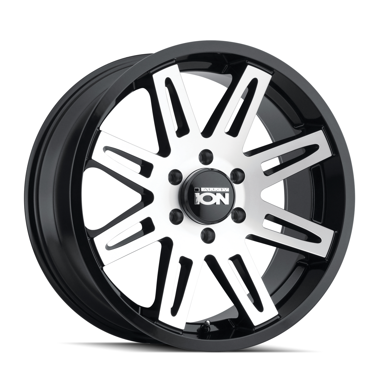 ION 142 18X9 0 8x165.1 BLACK/MACHINED