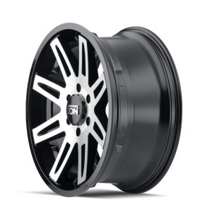ION 142 18X9 0 5x127 BLACK/MACHINED