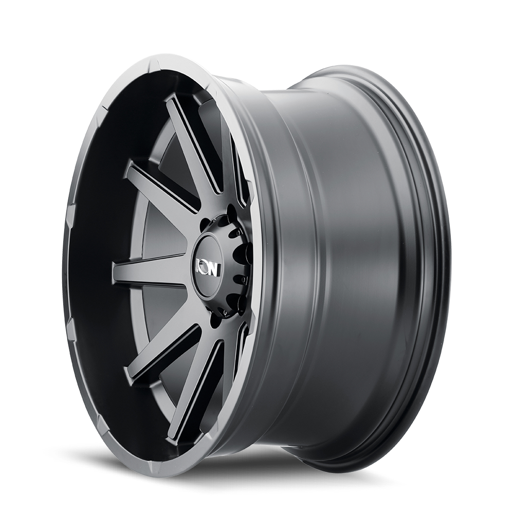 ION 143 17X9 -12 8x165.1 MATTE BLACK