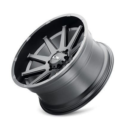 ION 143 17X9 -12 8x165.1 MATTE BLACK