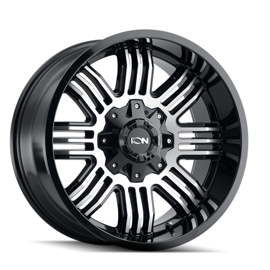 ION 144 20X9 18 8x170 BLACK/MACHINED