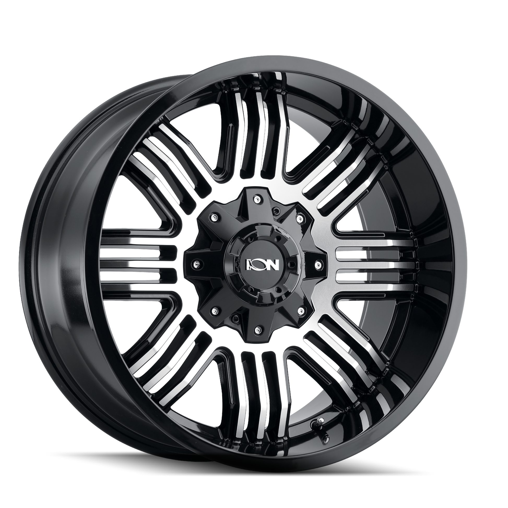 ION 144 17X9 -12 6x135/6x139.7 BLACK/MACHINED