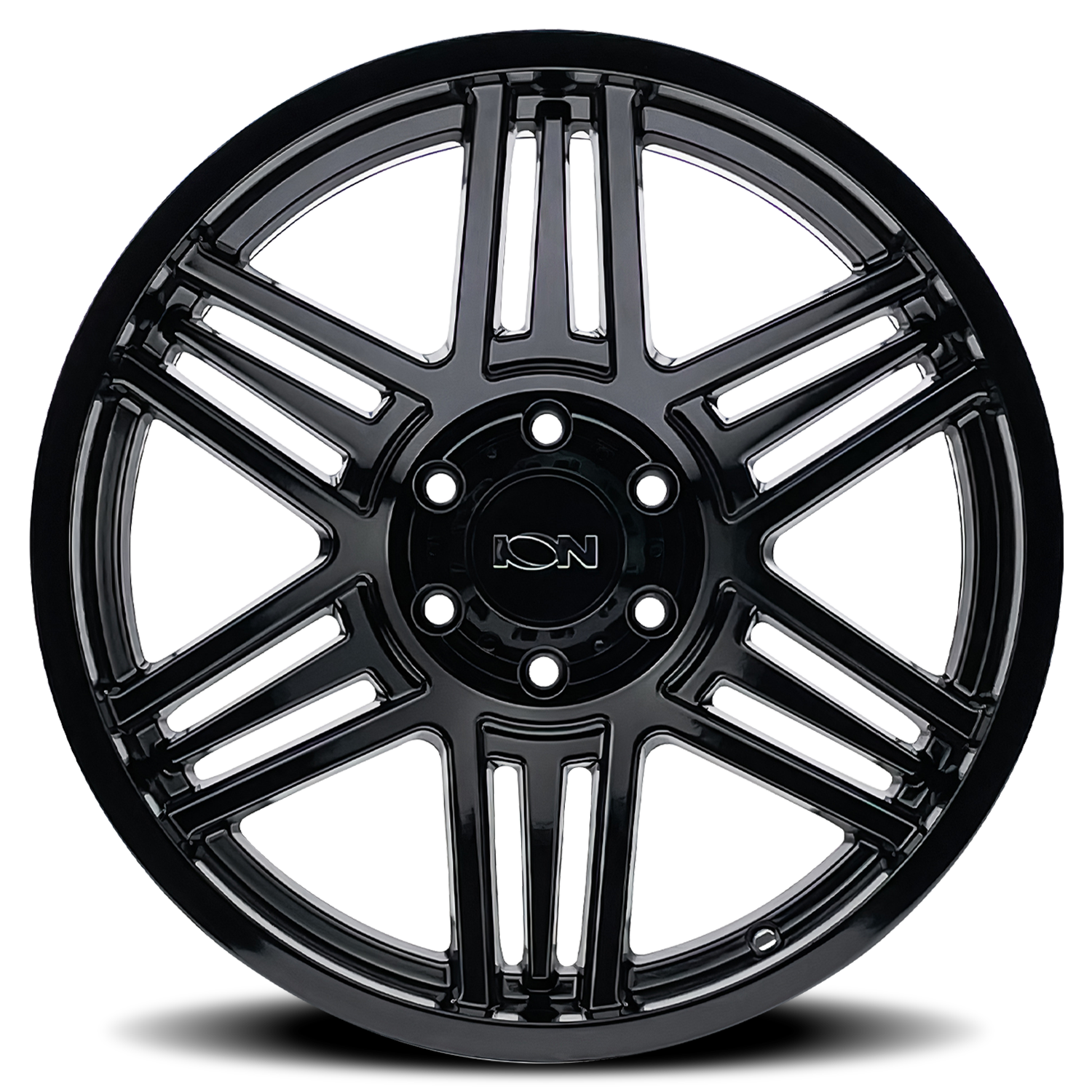 ION 147 17x9 0 8x180 GLOSS BLACK