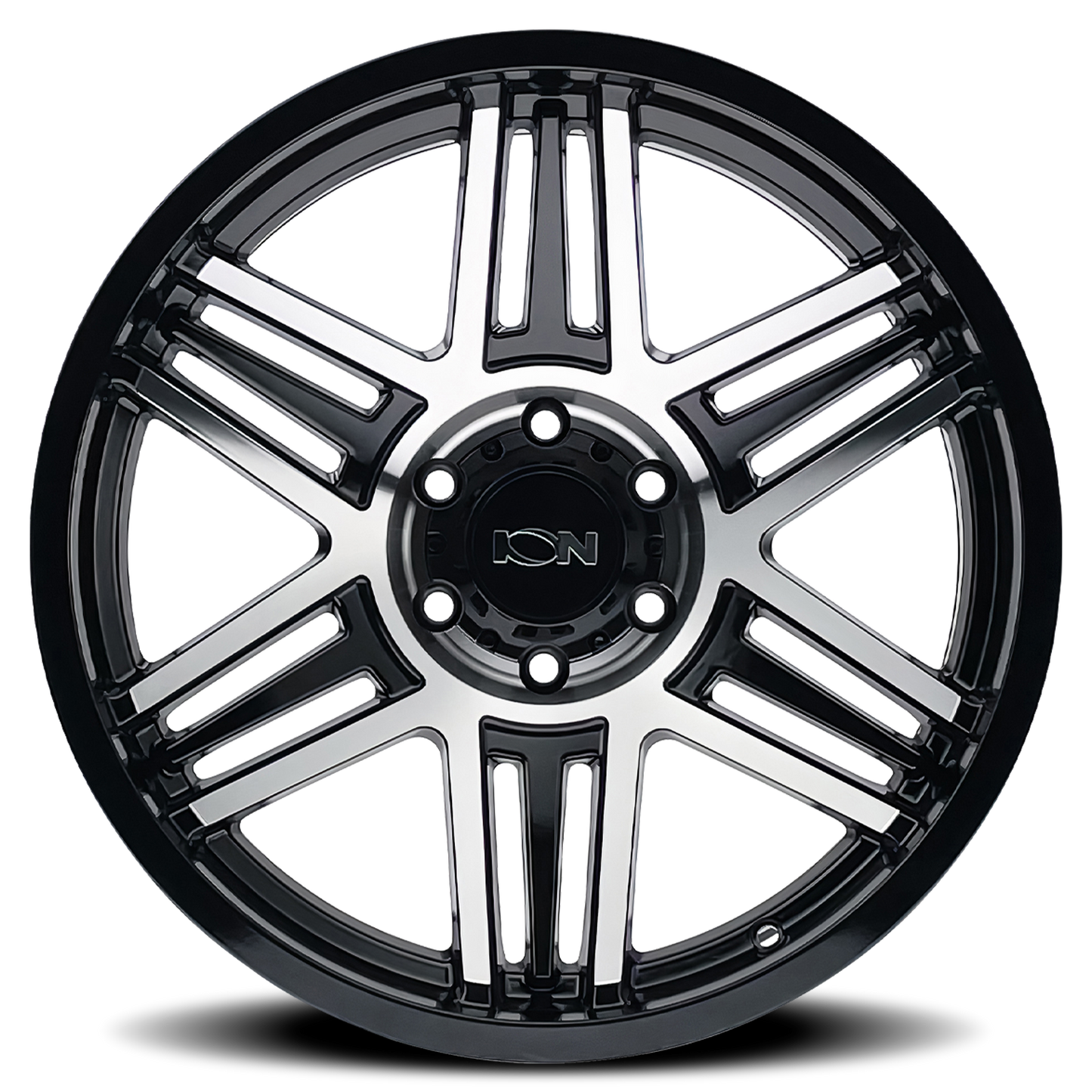 ION 147 17x9 0 6x135 BLACK MACHINED