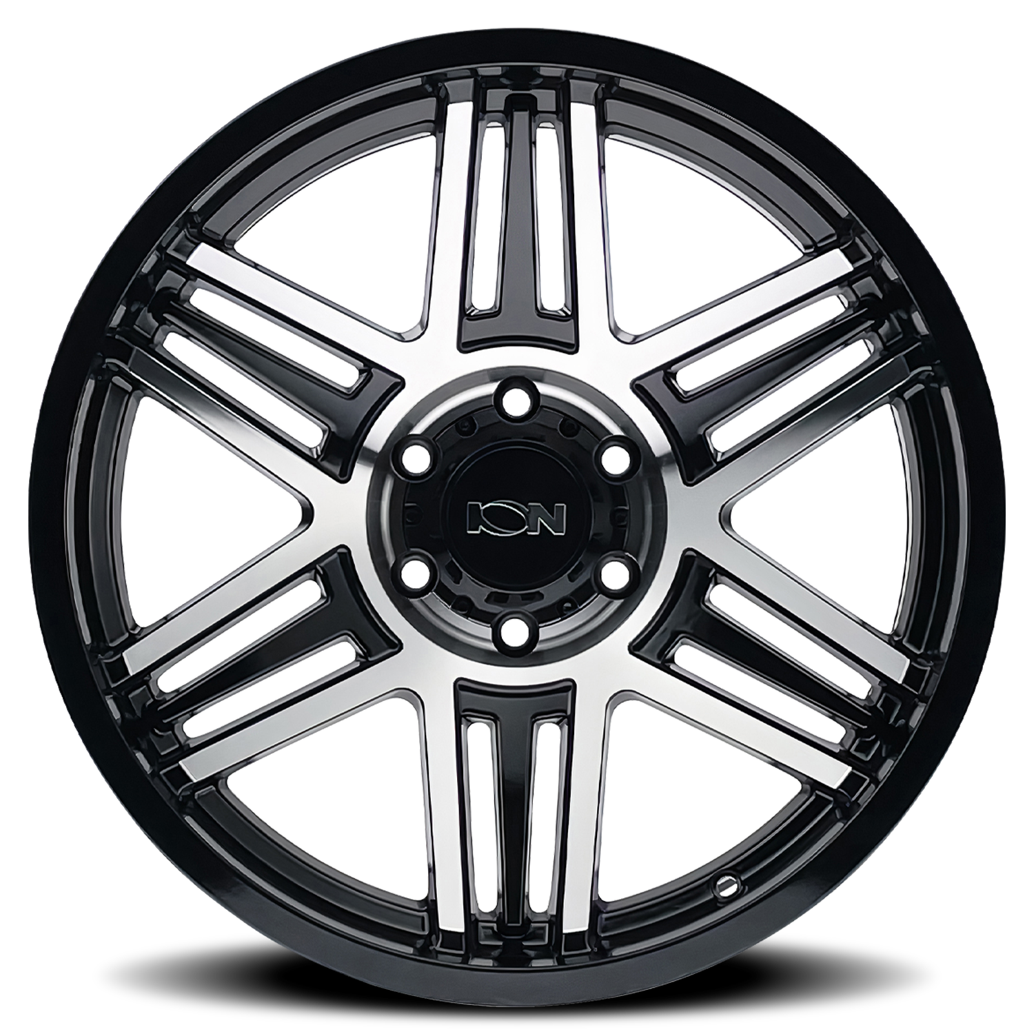 ION 147 17x9 0 8x165.1 BLACK MACHINED