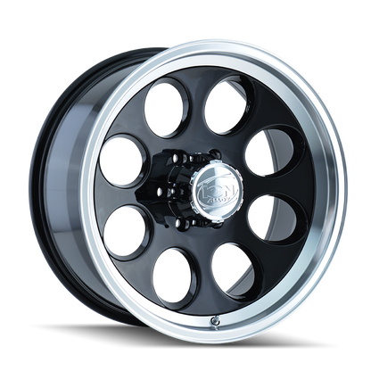 ION 171 15X8 -27 5x139.7 BLACK/MACHINED