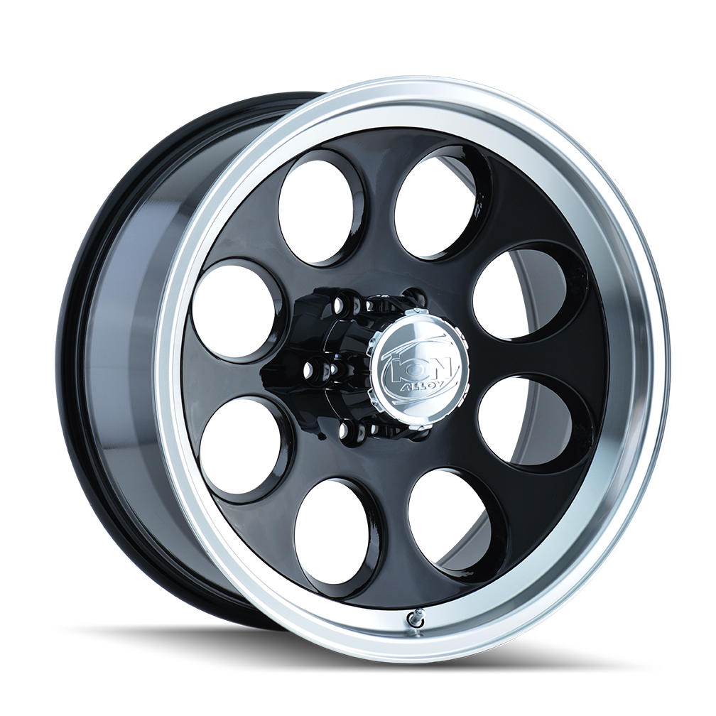 ION 171 16X10 -38 8x170 BLACK/MACHINED
