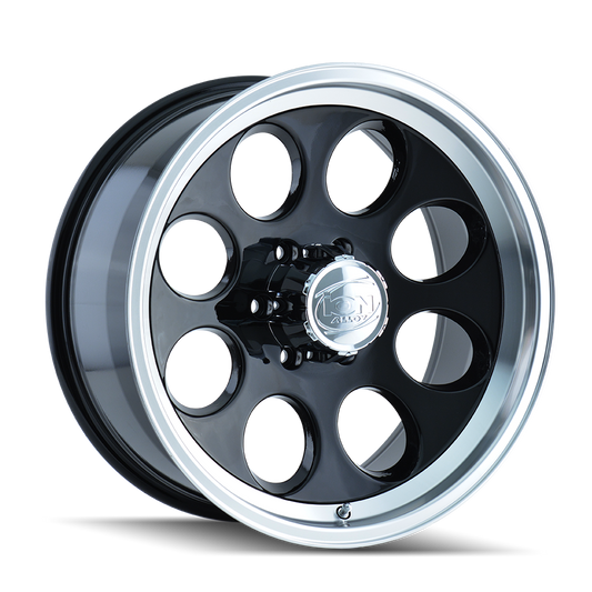 ION 171 16X10 -38 8x170 BLACK/MACHINED