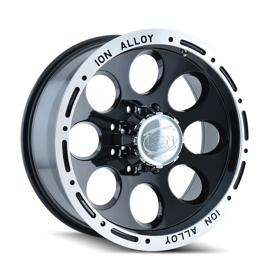 ION 174 15X8 -27 5x139.7 BLACK/MACHINED
