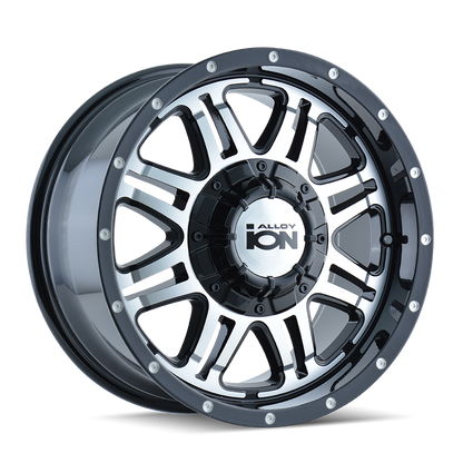 ION 186 17X8 10 5x127/5x139.7 BLACK/MACHINED