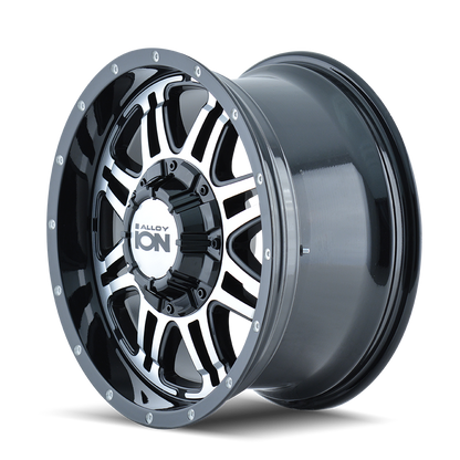 ION 186 17X8 10 6x135/6x139.7 BLACK/MACHINED