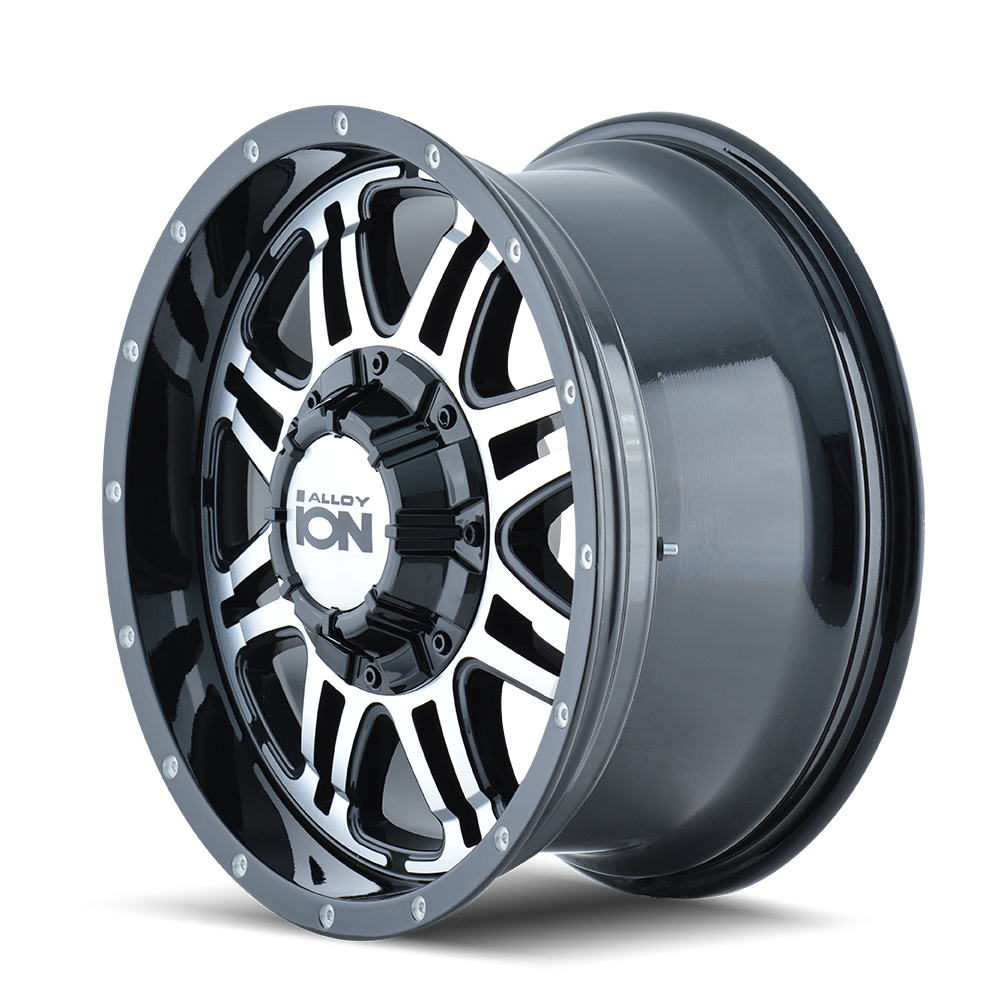 ION 186 17X8 10 5x127/5x139.7 BLACK/MACHINED
