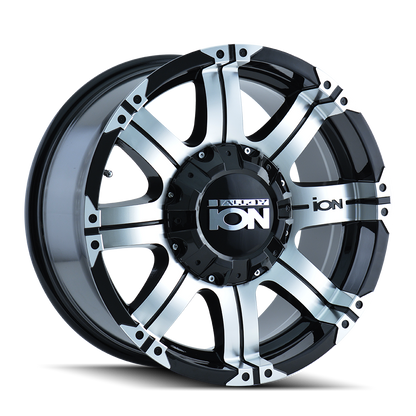 ION 187 18X9 18 8x180 BLACK/MACHINED