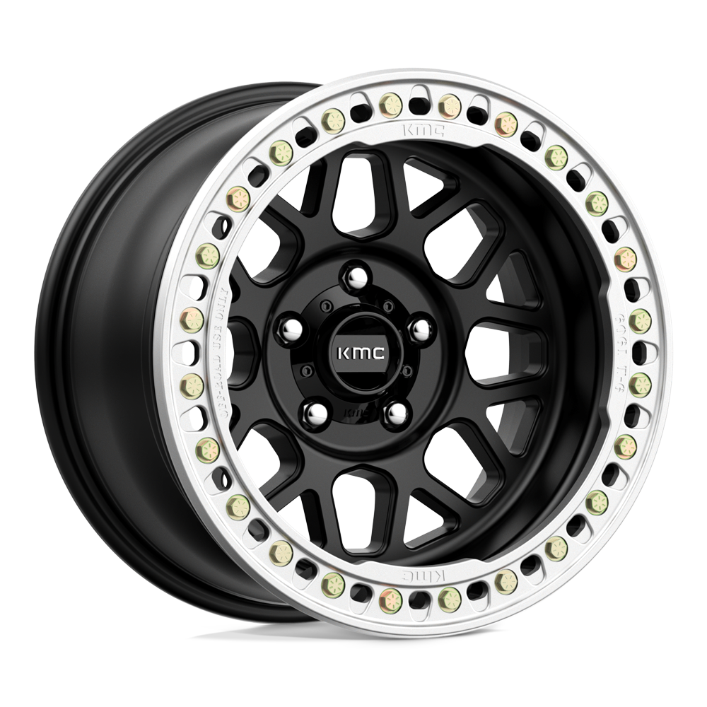 KMC KM235 GRENADE CRAWL BEADLOCK 18X9 -24 6X135 SATIN BLACK