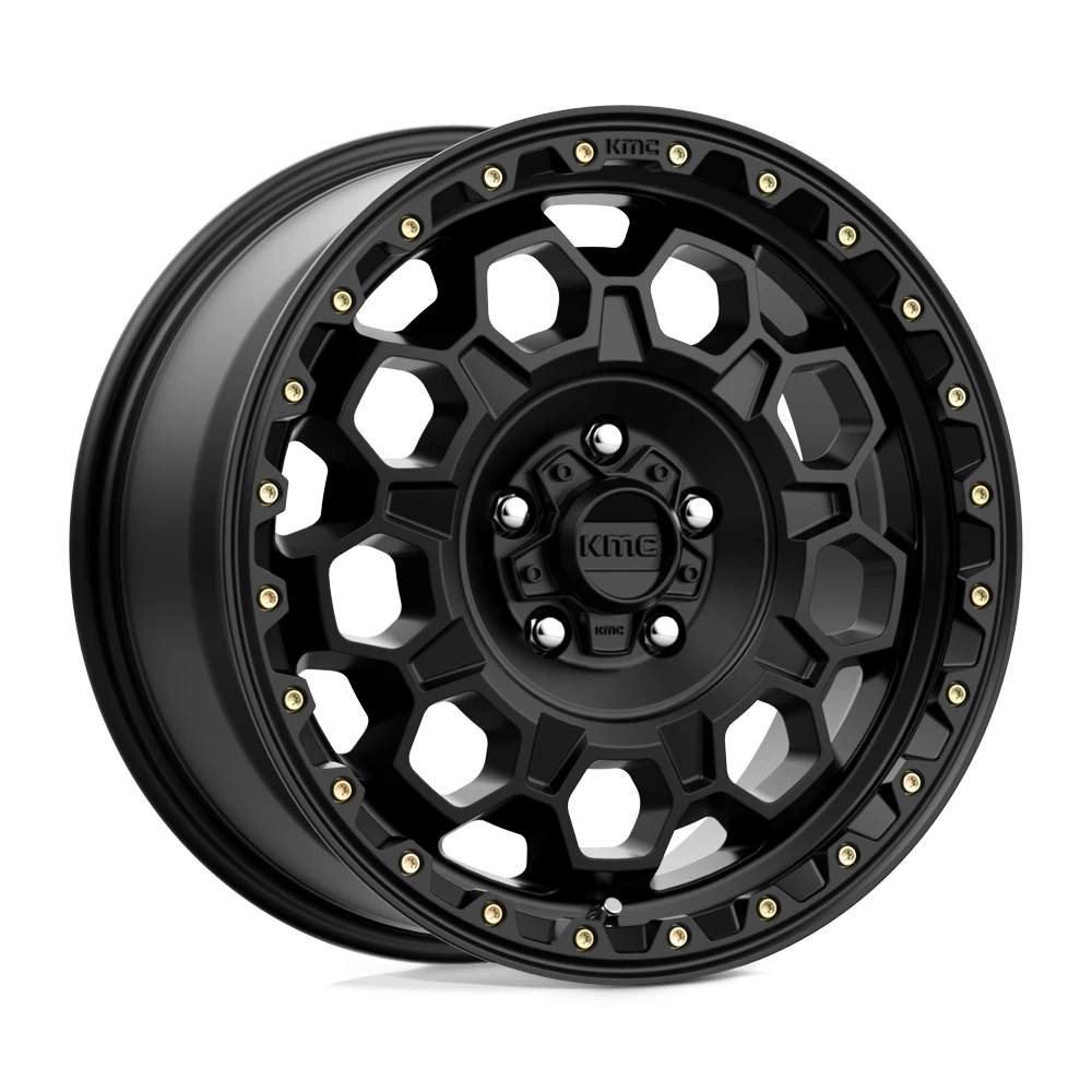 KMC KM545 TREK 17X8 38 5X108 SATIN BLACK