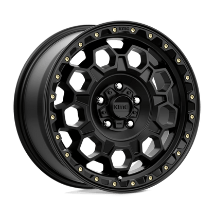 KMC KM545 TREK 17X8 38 5X108 SATIN BLACK