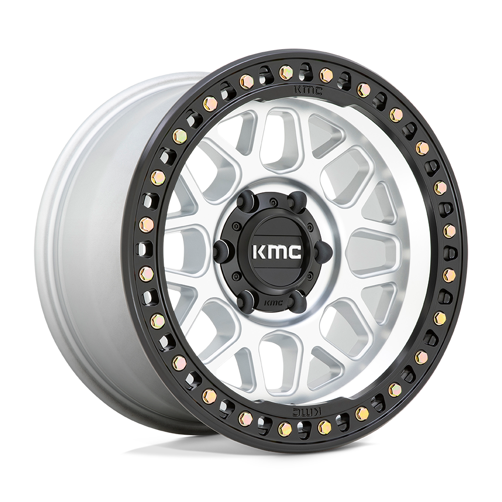 KMC KM549 GRS 17X9 18 6X139.7 MACHINED WITH SATIN BLACK LIP