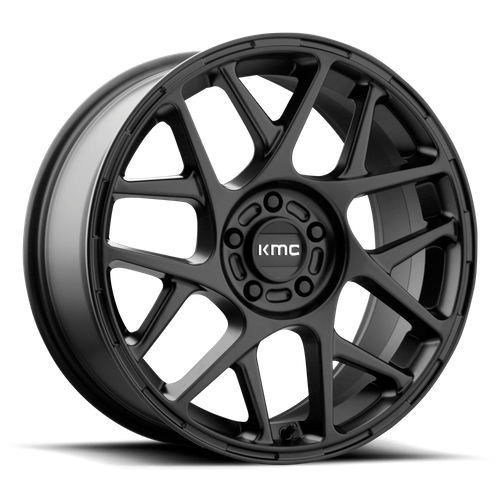 KMC KM708 BULLY 18X8 38 5X108/5X4.25 Satin Black