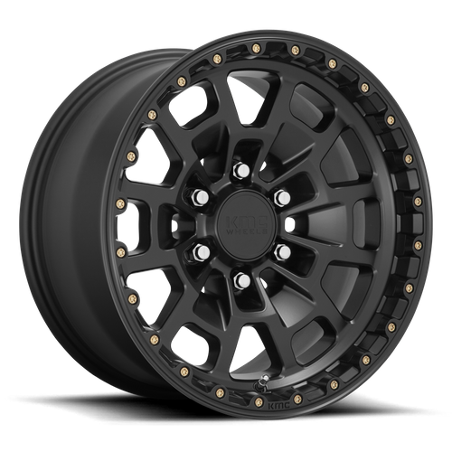 KMC KM718 SUMMIT 17X8.5 0 6X139.7/6X5.5 Satin Black