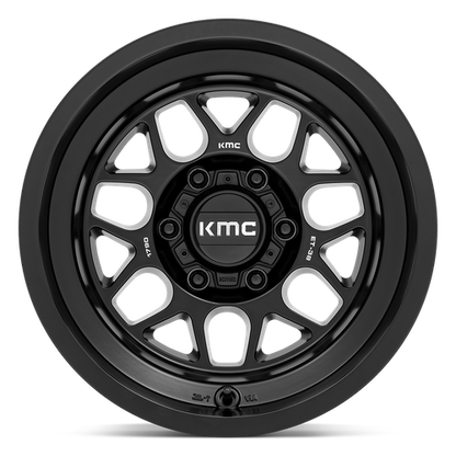 KMC KM725 TERRA 17X9 -38 6X139.7/6X5.5 Satin Black