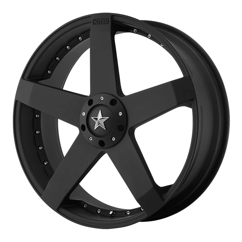 KMC KM775 ROCKSTAR CAR 20X8 42 5X100/5X114.3 MATTE BLACK
