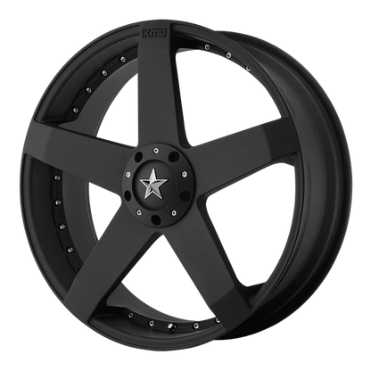 KMC KM775 ROCKSTAR CAR 20X8 42 5X100/5X114.3 MATTE BLACK