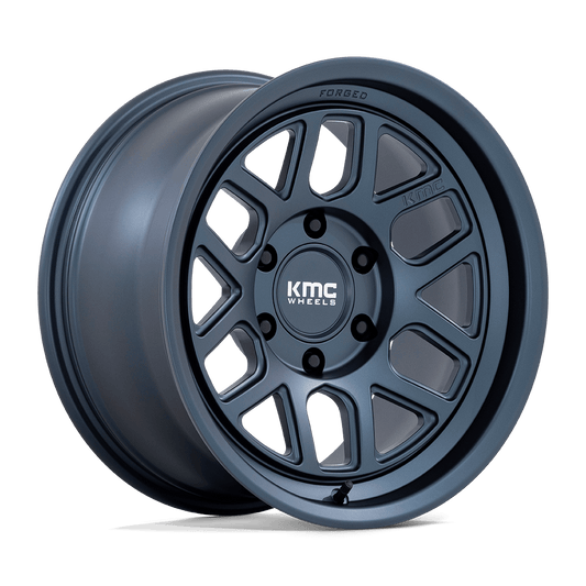 KMC KM446 MESA FORGED MONOBLOCK 17X8.5 0 6X135 METALLIC BLUE