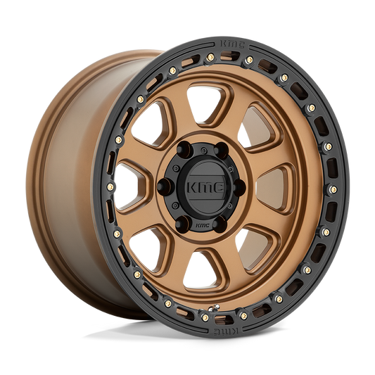 KMC KM548 CHASE 18X9 18 8X180 MATTE BRONZE WITH BLACK LIP