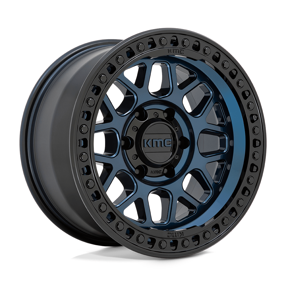 KMC KM549 GRS 17X8.5 0 6X135 MIDNIGHT BLUE WITH GLOSS BLACK LIP