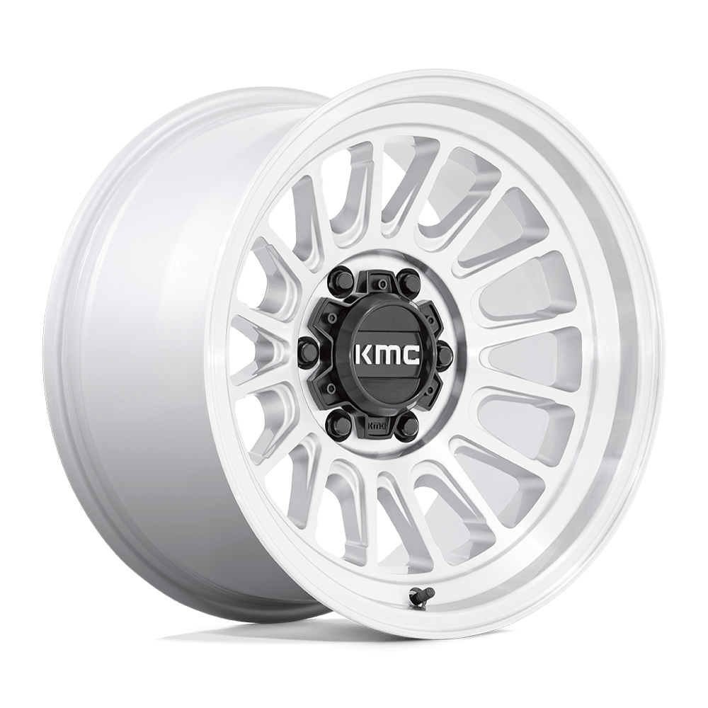 KMC KM724 IMPACT OL 17X8.5 0 5X127 SILVER MACHINED