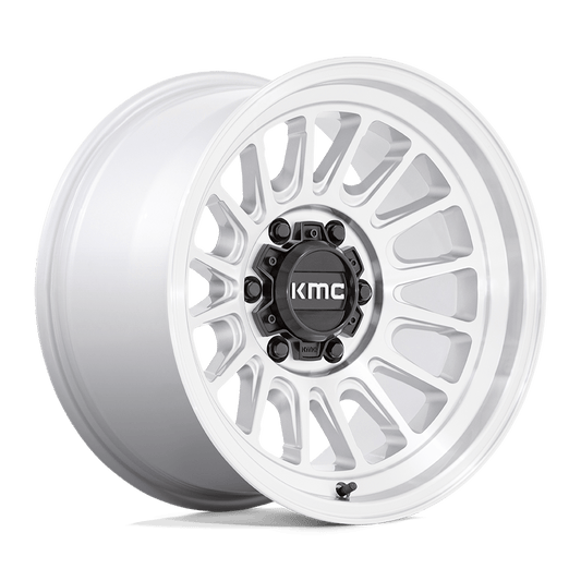 KMC KM724 IMPACT OL 17X8.5 0 5X127 SILVER MACHINED