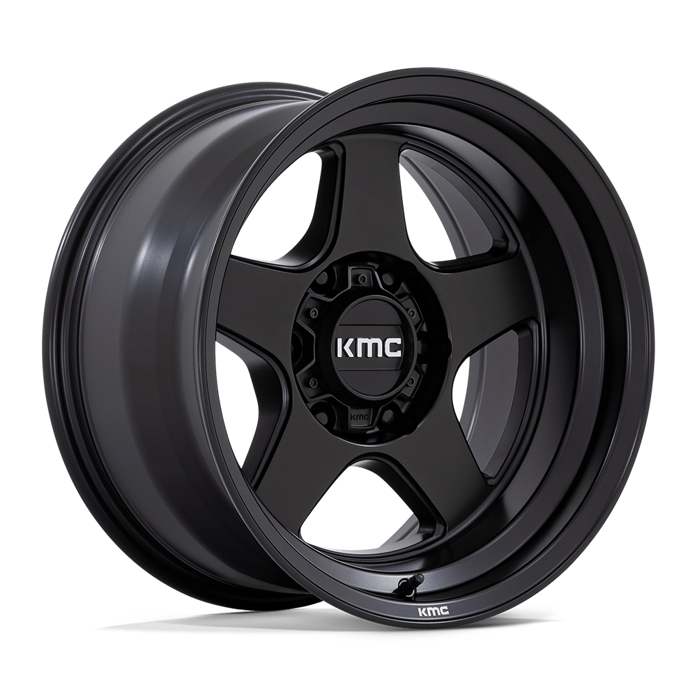 KMC KM728 LOBO 17X8.5 18 6X120 MATTE BLACK