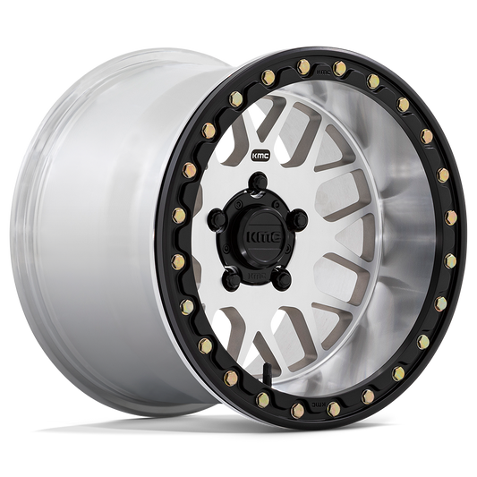 KMC POWERSPORTS KS235 GRENADE BEADLOCK 15X10 0 5X114.3 MACHINED